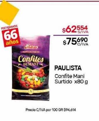 Nini Mayorista Paulista confite mani surtido oferta