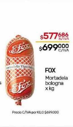 Nini Mayorista Fox mortadela bologna oferta