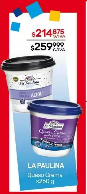 Nini Mayorista La paulina queso crema oferta