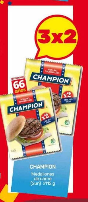 Nini Mayorista Champion medallones de carne oferta