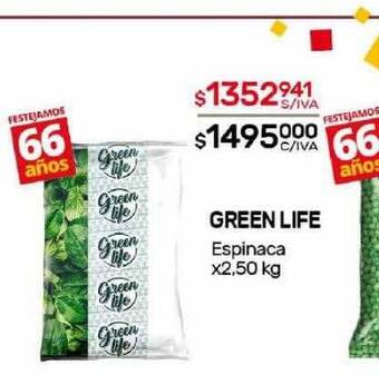 Nini Mayorista Green life espinaca oferta
