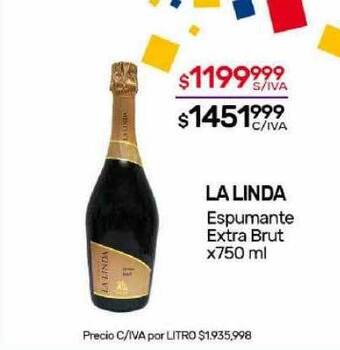 Nini Mayorista La linda espumante extra brut oferta