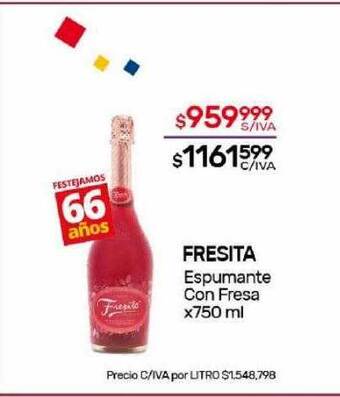 Nini Mayorista Fresita espumante con fresa oferta