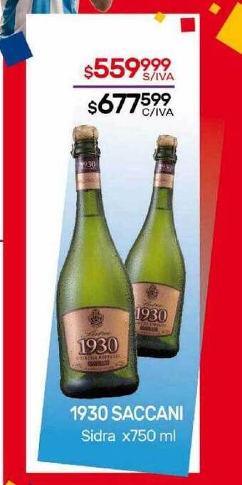 Nini Mayorista 1930 saccani sidra oferta