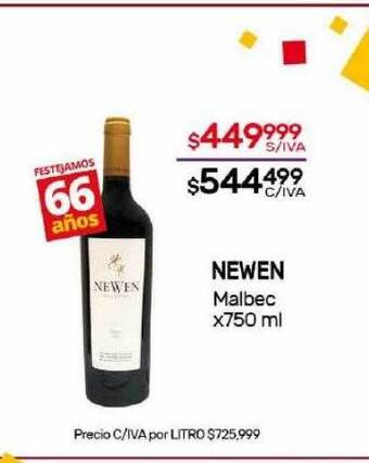 Nini Mayorista Newen malbec oferta
