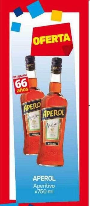 Nini Mayorista Aperol aperitivo oferta