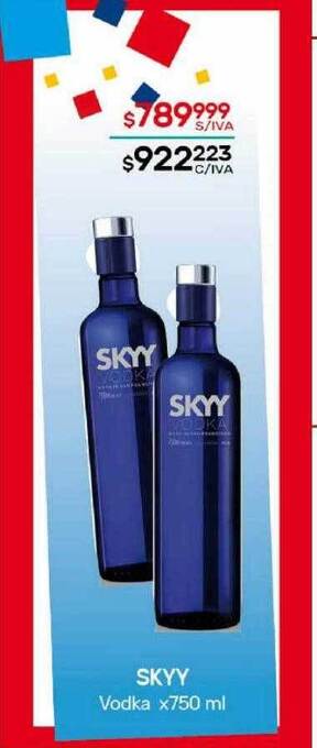Nini Mayorista Skyy vodka oferta