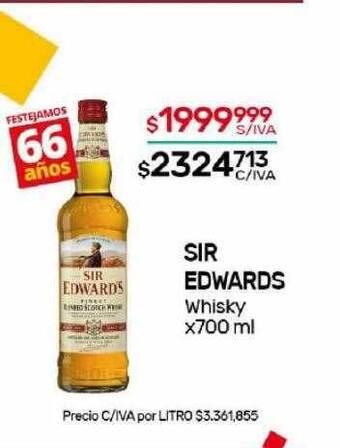 Nini Mayorista Sir edwards whisky oferta