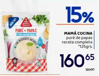 Supermercados Monarca Mamá cocina puré de papas receta completa oferta