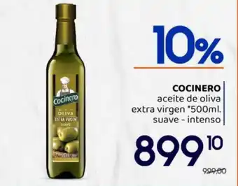 Cocinero aceite de oliva extra virgen suave - intenso