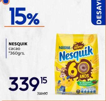 Supermercados Monarca Nesquik cacao oferta
