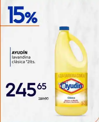 Supermercados Monarca Ayudín lavandina clásica oferta