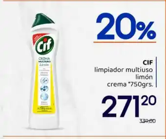 Supermercados Monarca Cif limpiador multiuso limón crema oferta