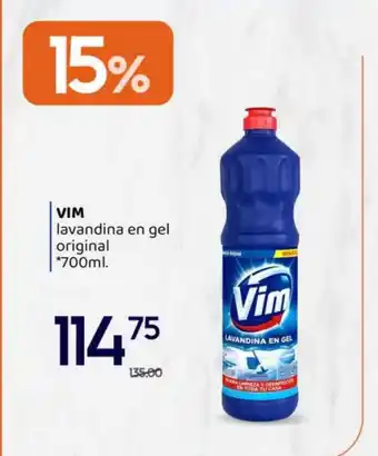 Supermercados Monarca Vim lavandina en gel original oferta