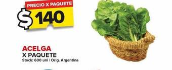 Carrefour Maxi Acelga x paquete oferta