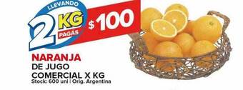 Carrefour Maxi Naranja de jugo comercial x kg oferta