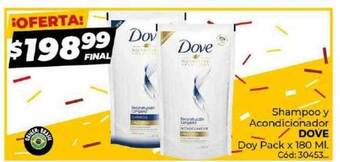 Diarco Shampoo y acondicionador dove oferta
