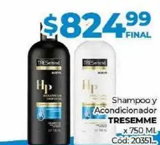 Diarco Shampoo y aconcidionador tresemmé oferta