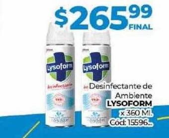 Diarco Desinfectante de ambiente lysoform oferta