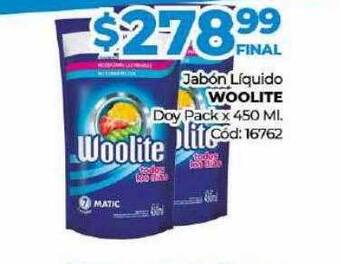 Diarco Jabón liquido woolite doy pack oferta