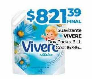 Diarco Suavizante vivere doy pack oferta