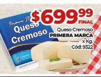 Diarco Queso cremoso primera marca oferta