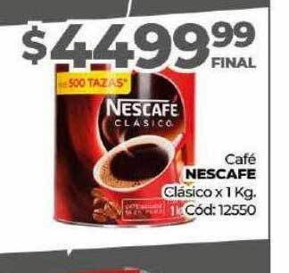 Café nescafé clasico
