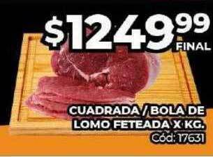 Diarco Cuadrada bola de lomo feteada x kg oferta