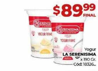 Diarco Yogur la serenisima oferta