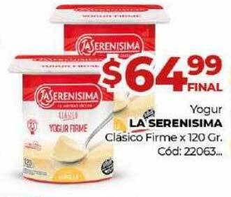 Diarco Yogur la serenisima clasico firme oferta