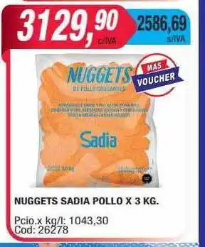 Maxiconsumo Nuggets sadia pollo oferta