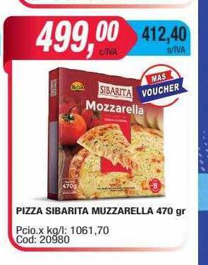 Maxiconsumo Pizza sibarita muzzarella oferta