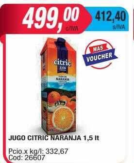 Maxiconsumo Jugo citric naranja oferta