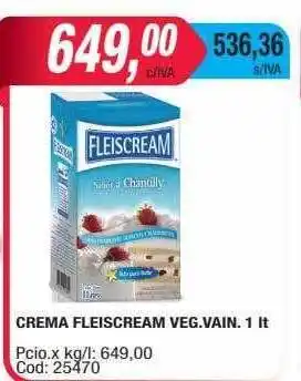Maxiconsumo Crema fleiscream veg. vain. oferta
