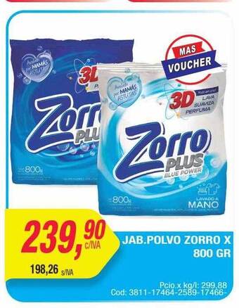 Maxiconsumo Jab. polvo zorro oferta