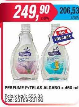 Maxiconsumo Perfume p telas algabo oferta