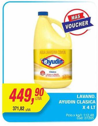 Maxiconsumo Lavand. ayudin clasica oferta