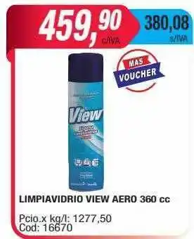 Maxiconsumo Limpiavidrio view aero oferta