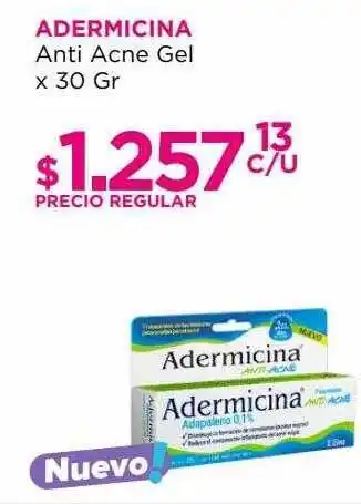 Punto de Salud Adermicina anti acne gel oferta