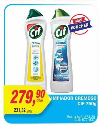 Maxiconsumo Limpiador cremoso cif oferta
