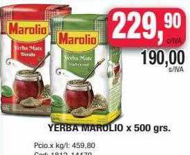 Maxiconsumo Yerba marolio oferta