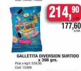 Maxiconsumo Galletita diversion surtido oferta