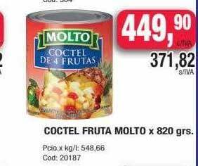 Maxiconsumo Coctel fruta molto oferta