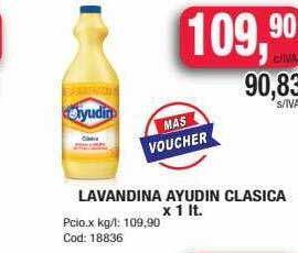 Maxiconsumo Lavandina ayudin clasica oferta