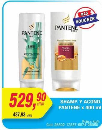 Maxiconsumo Shamp y acond. pantene oferta