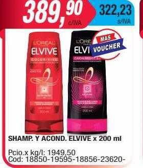Maxiconsumo Shamp y acond elvive oferta