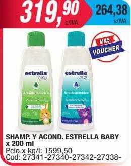 Maxiconsumo Shamp y acond estrella baby oferta