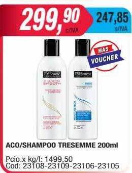 Maxiconsumo Aco shampoo tresemme oferta