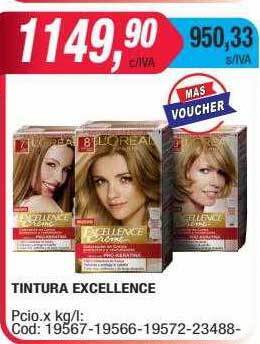 Maxiconsumo Tintura excellence oferta