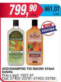 Maxiconsumo Aco shampoo tio nacho oferta